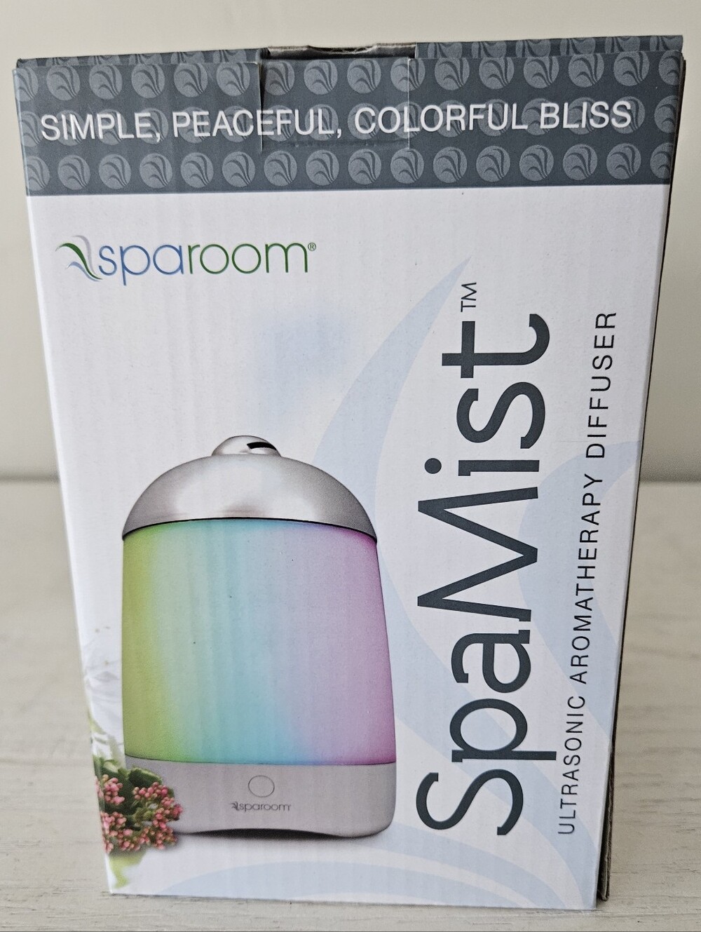 SpaRoom SpaMist Ultrasonic Aromatherapy Diffuser + Oil New Open Box